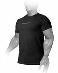 Tritanium Core - Miesten musta lyhythihainen kompressiopaita