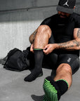 eXtend Ankle – Kompressionilkkasukat - Musta/lime