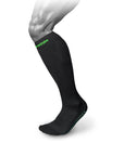 eXtend Grip – Kompressio- ja hoitosukat pitopohjalla – Paineluokka 2 – Musta/lime.