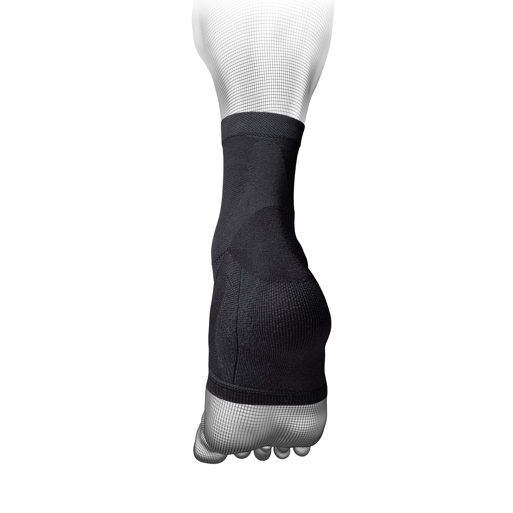 eXtend High - Compression ankle support - Pressure class 2 - Black.