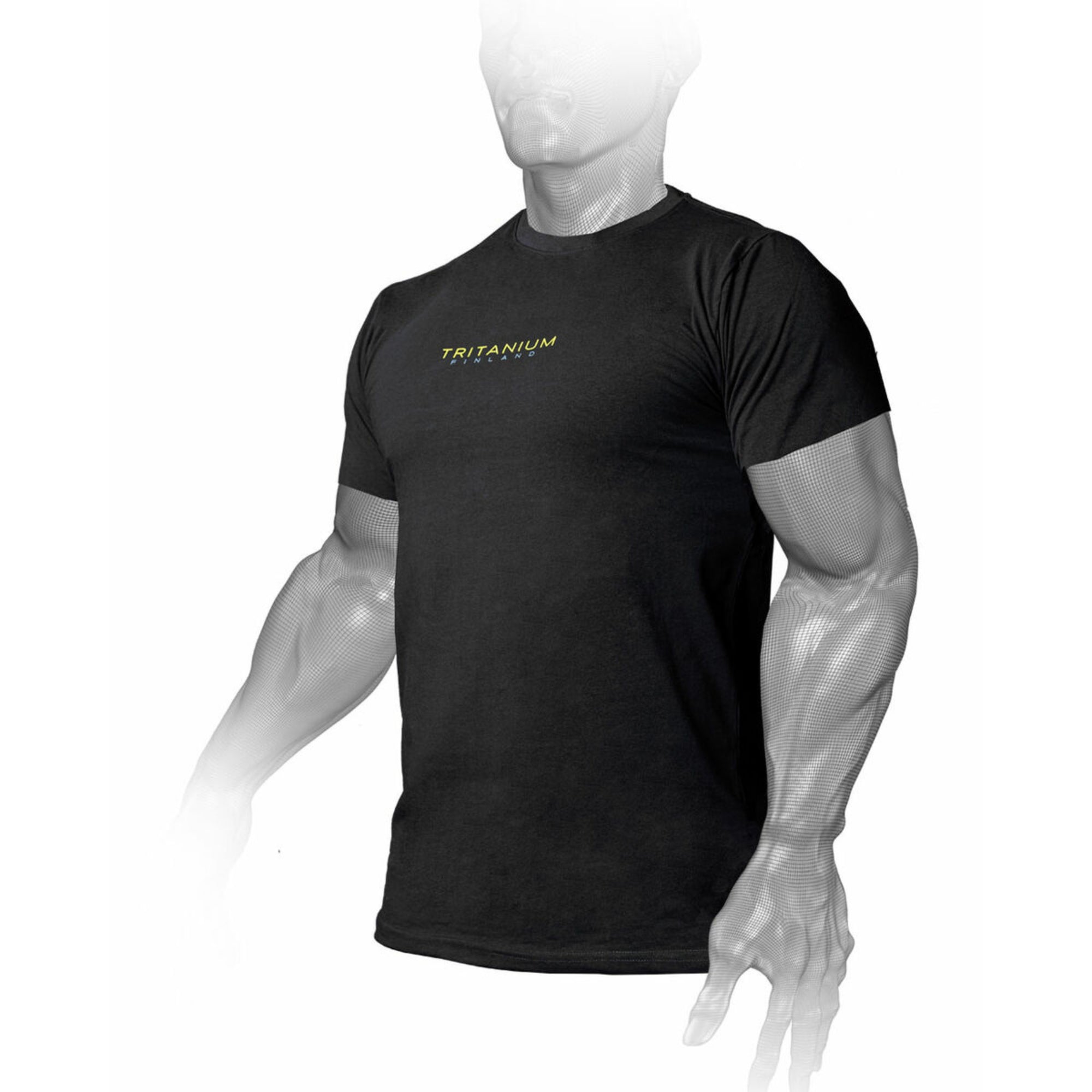 Tritanium Core - Men's black short sleeve compression shirt