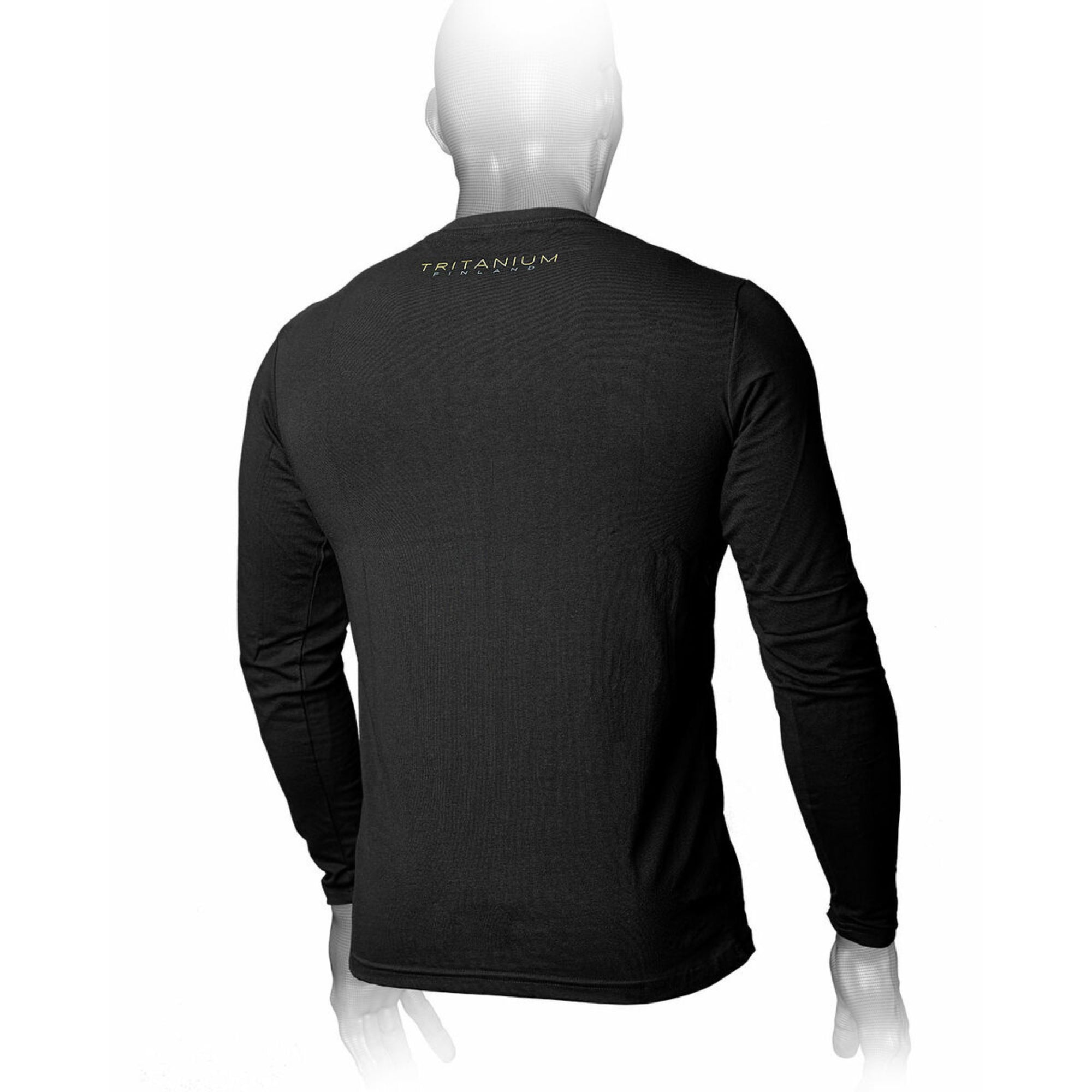 Core - Men's long-sleeved shirt - Black.