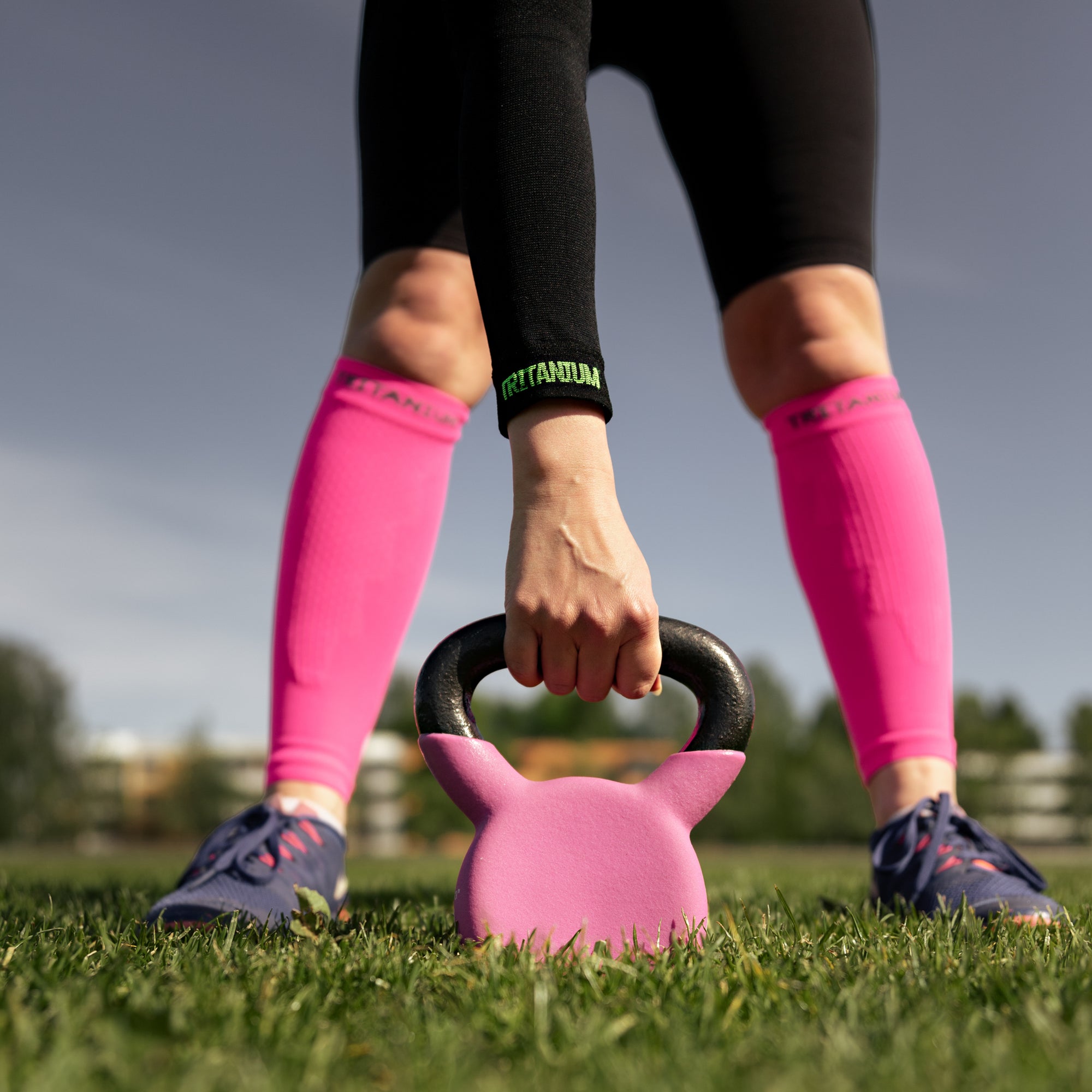 eXtend High - Compression gaiters - Pink.