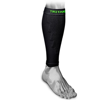 eXtend High - Compression and treatment gaiters - Pressure class 2 - Black/lime