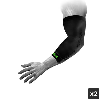 eXtend High - Compression Elbow Support - Black - x2