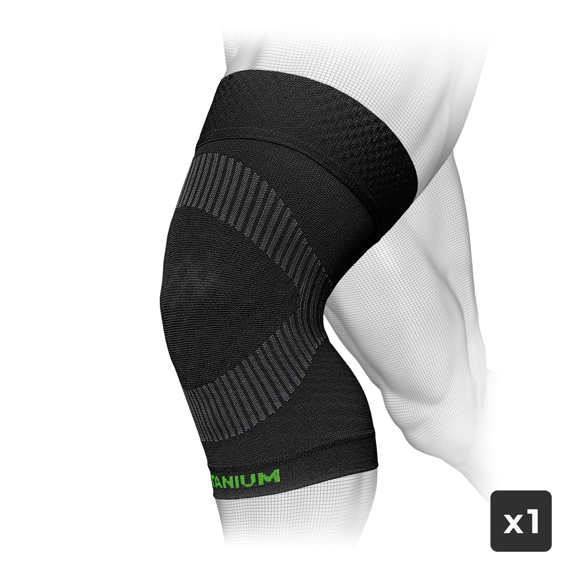 eXtend High – Compression knee support – Black – x1