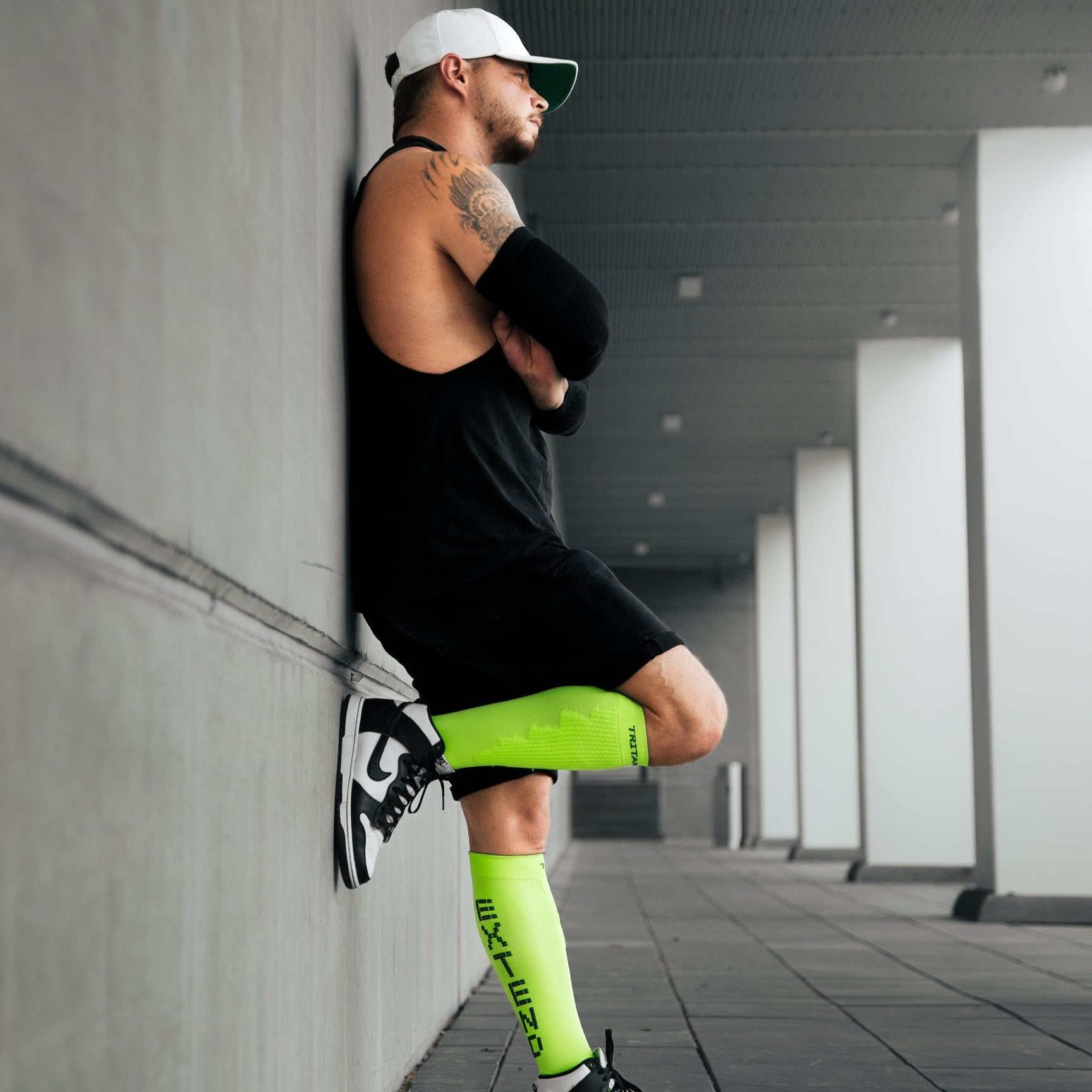 eXtend High – Compression calf sleeves – Lime