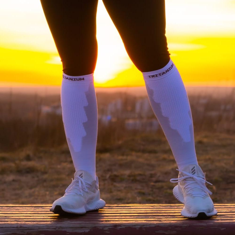 eXtend High - Compression Socks - White