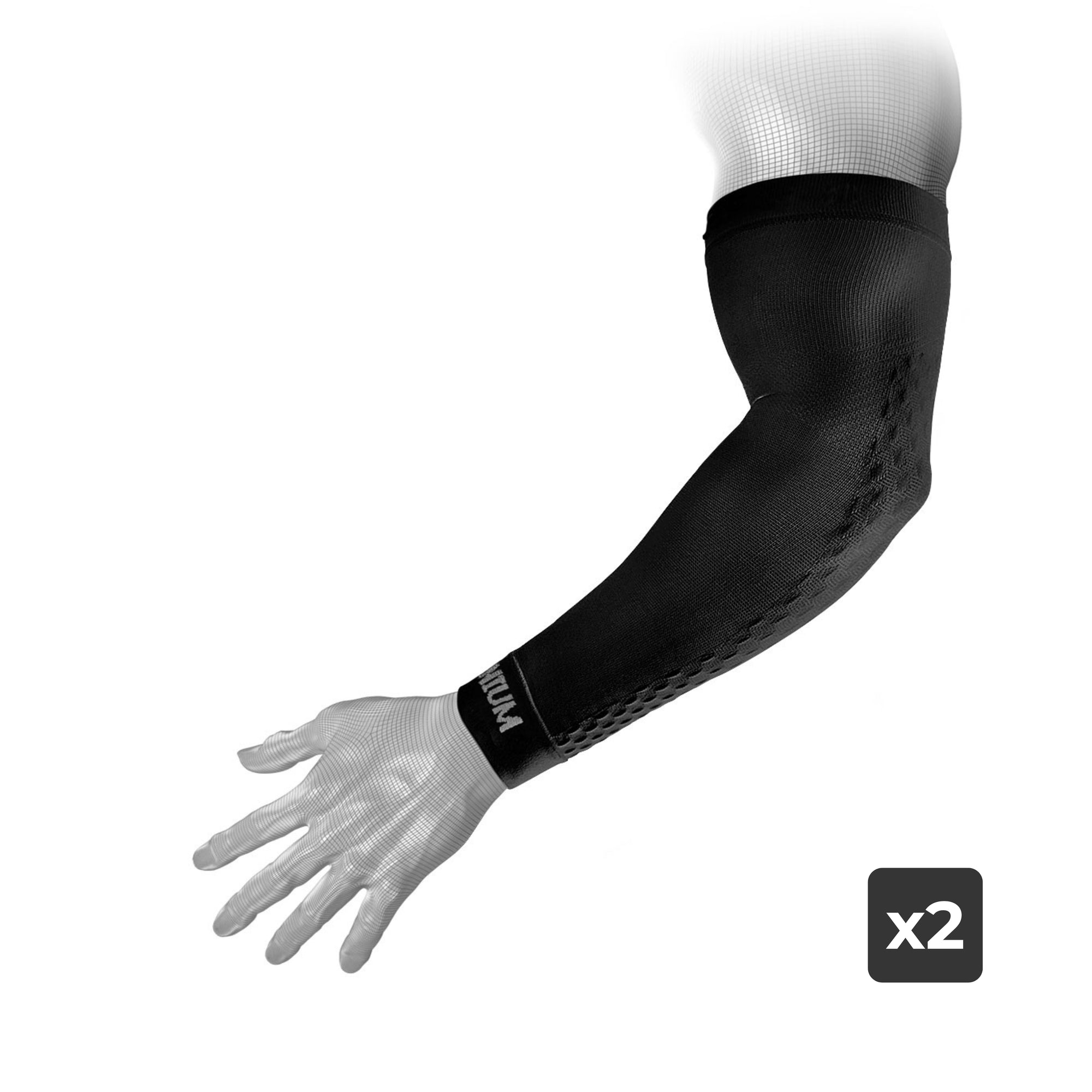 eXtend Low - Compression Sleeves for Recovery - Black - x2