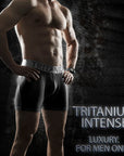 Intense - Men's sports boxers - Metallic Black.