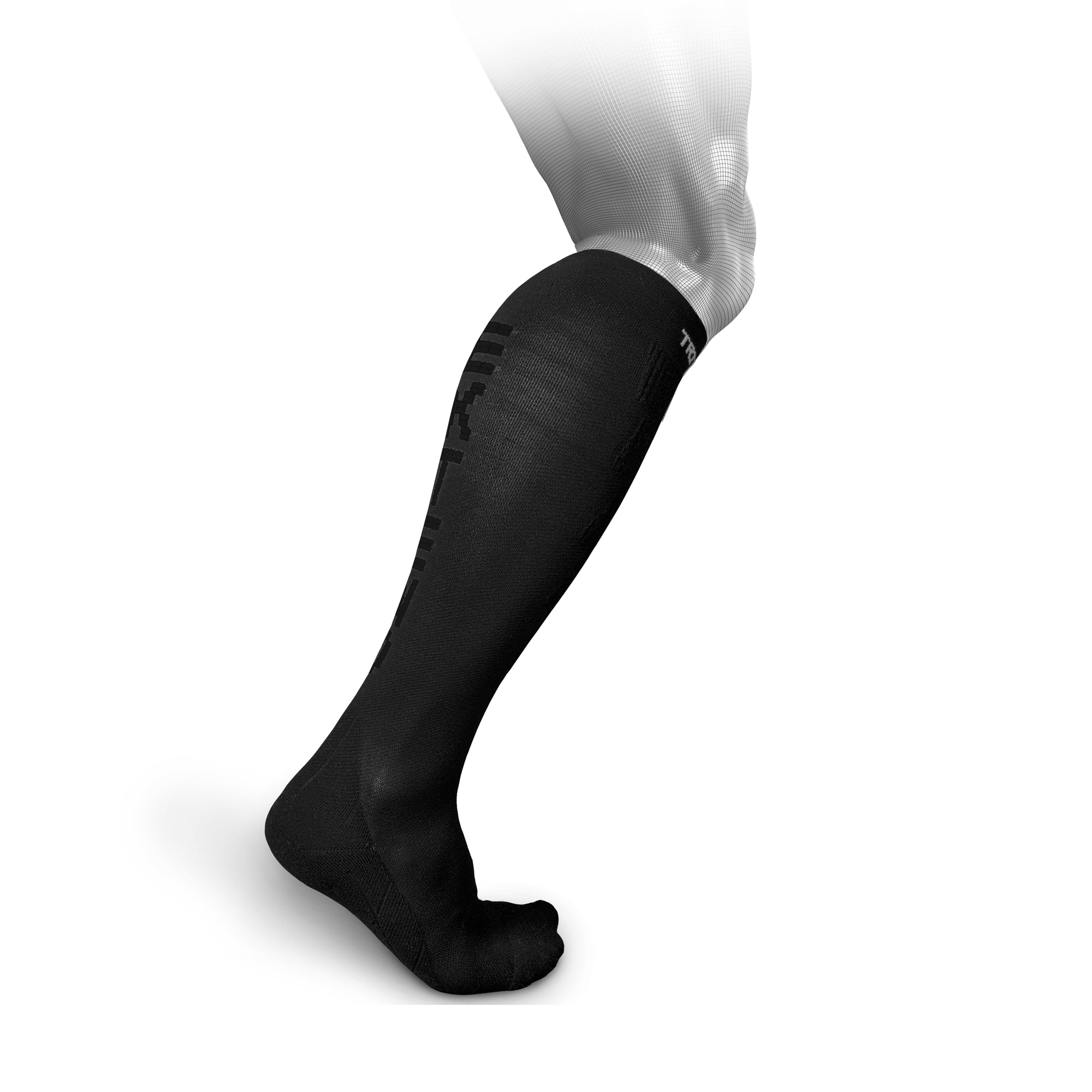 eXtend Low - Compression socks for work and travel - Black.