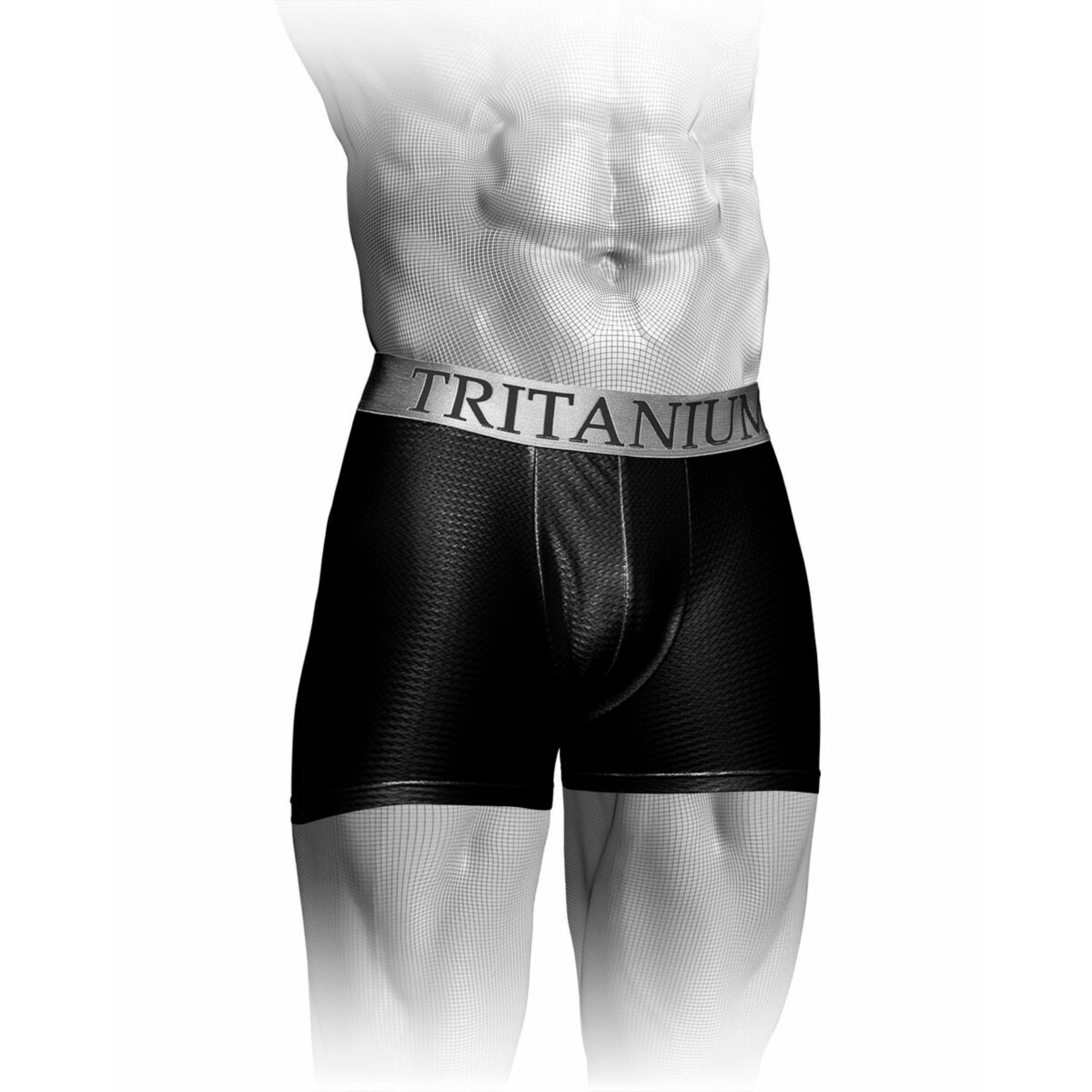 Intense - Men's sports boxers - Metallic Black.