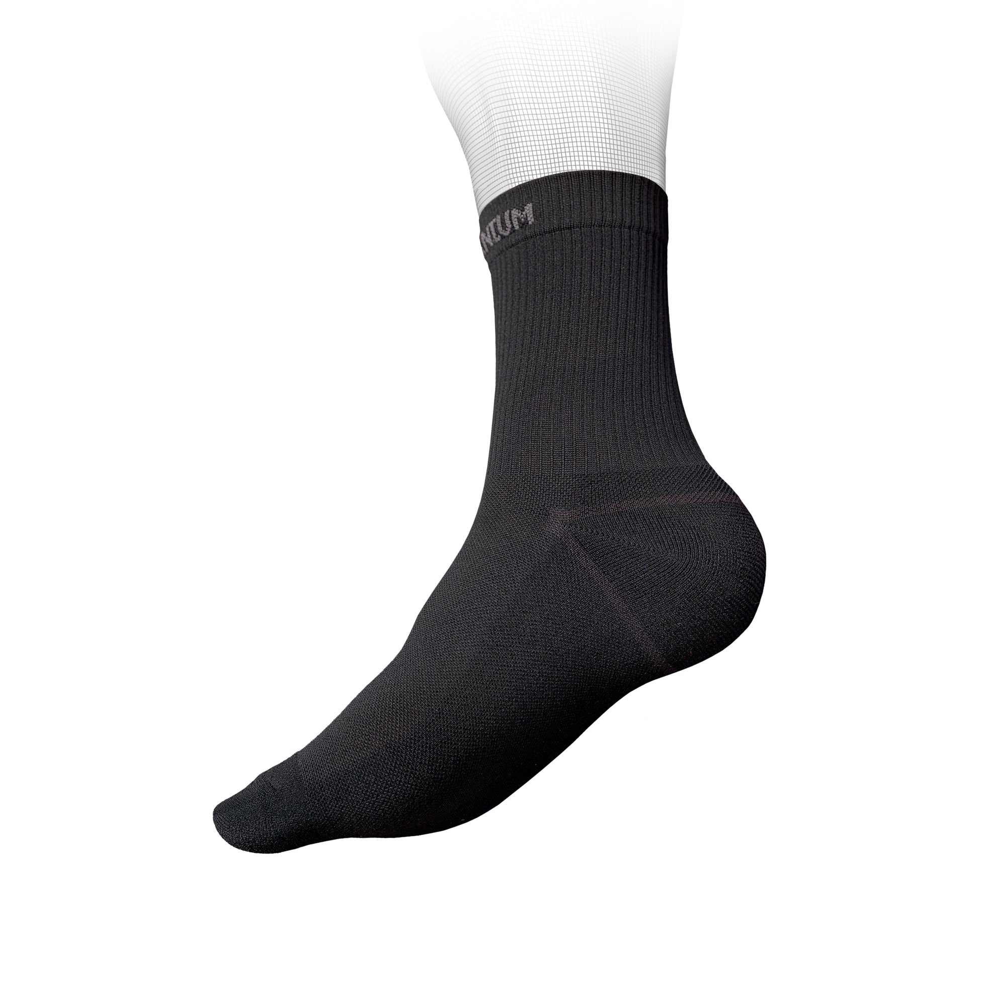 eXtend Low - Low leg compression socks for recovery and leisure- Black.