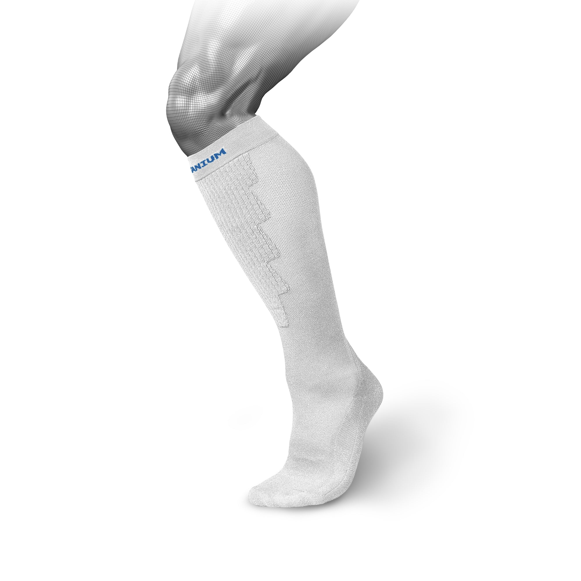 eXtend High - Compression and treatment socks - Pressure class 2 - White.